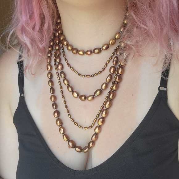 cascading pearl necklace - Picture 1 of 3